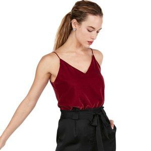 Express Red Velvet Downtown Cami
